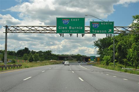 Route 295 Baltimore Washington Parkway South Aaroads Maryland