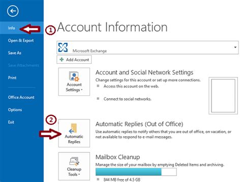 How To Use The Out Of Office Assistant In Outlook