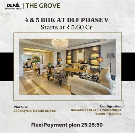 DLF The Grove 4 5 BHK Ultra Luxurious Independent Floors On Golf