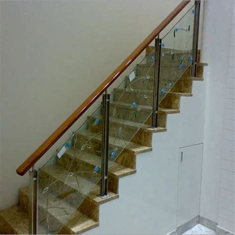 Glass Staircase Railing at Rs 1350/running feet | Glass Staircase ...