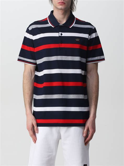 Paul Shark Polo Shirt Men Color Striped Modesens