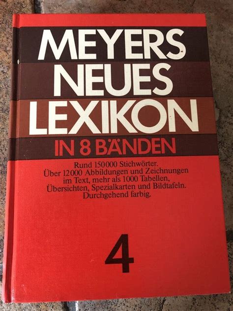 Meyers Neues Lexikon B Nde Kaufen Auf Ricardo