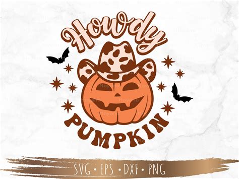 Howdy Pumpkin Svg Halloween Svg Files for Cricut - Etsy