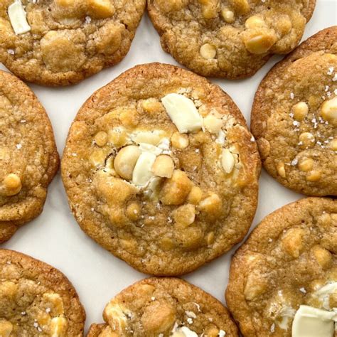 White Chocolate Chunk Macadamia Nut Cookies Feasty Travels