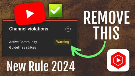 How To Remove Community Guidelines Strike New Youtube Rule 2024 Youtube