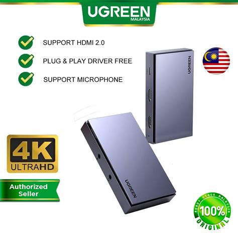 Ugreen Video Capture Card K Hdmi To Usb Usb C Hdmi Video Grabber