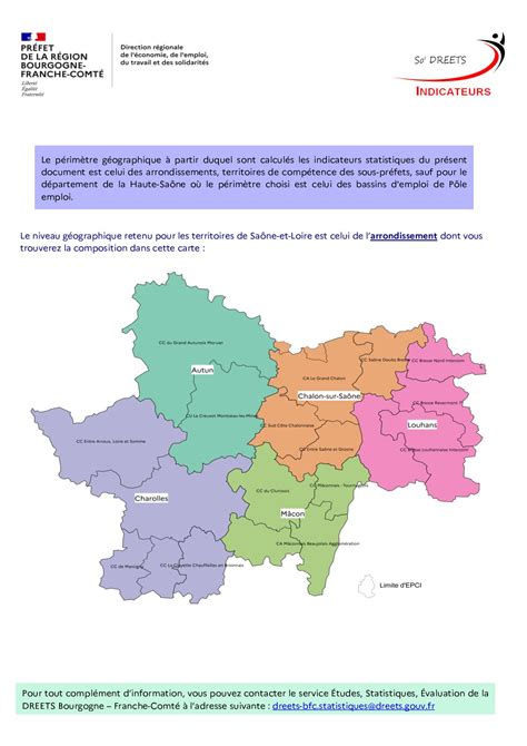 Calam O Dreets Bfc Fiches Territoires Eme Trimestre