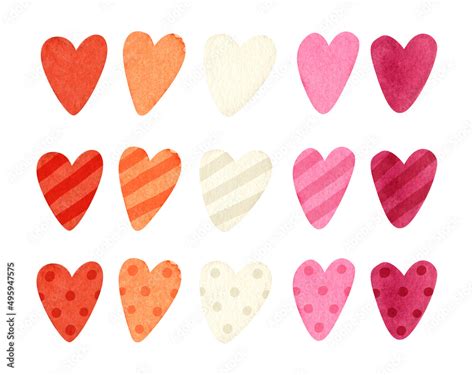 Lesbian Pride Watercolor Clipart Lgbt Pride Month Art Rainbow Hearts Clipart For Pride