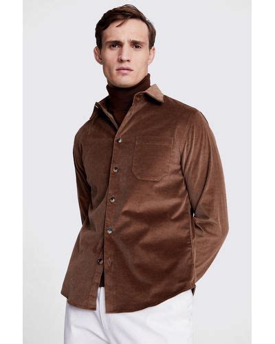 Brown Moss Shirts For Men Lyst