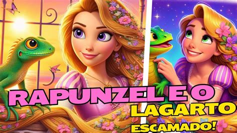 Rapunzel E O Lagarto Verde Escamado YouTube