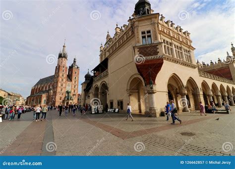 Krakow, Poland the Main Market Square Editorial Photography - Image of unesco, urban: 126662857