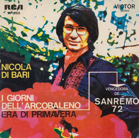 Music On Vinyl I Giorni Dell Arcobaleno Nicola Di Bari