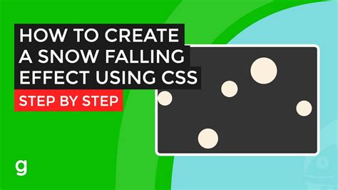 How To Create A Snow Falling Effect Using Css Easy Youtube
