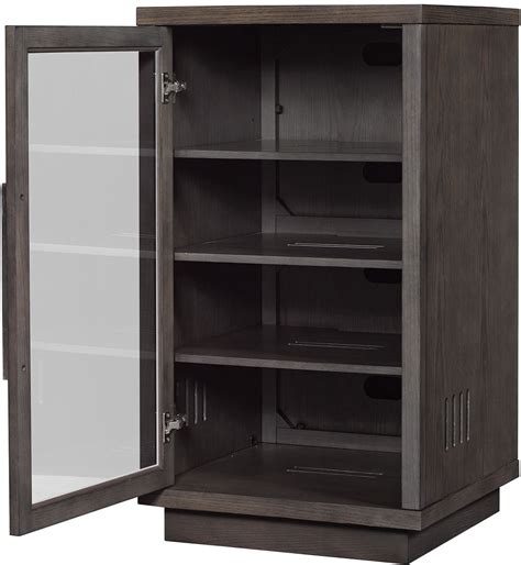 Bello Tifton Oak Arbordale Audio Video Component Cabinet From Twin