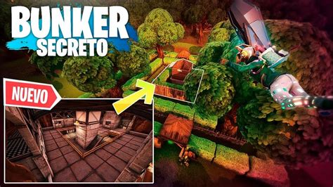 Nuevo Bunker Secreto En Fortnite Battle Royale Youtube