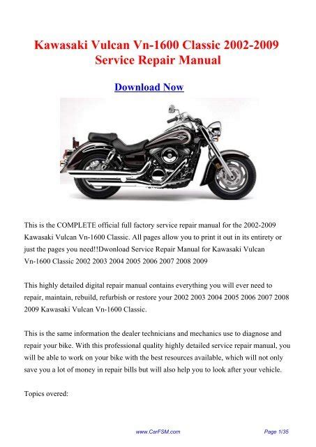 Kawasaki Vulcan Classic Lt Owners Manual Reviewmotors Co