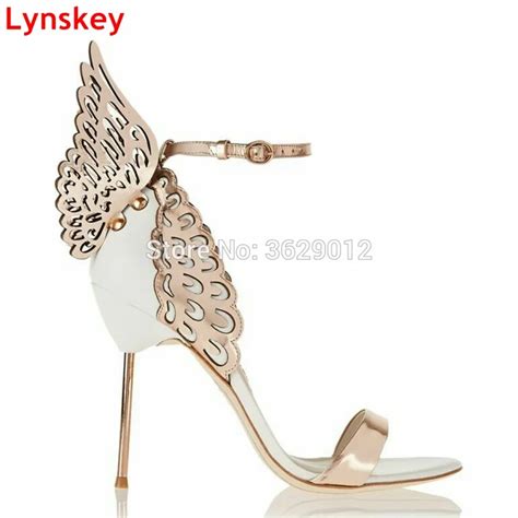 Lynskey Colorful Butterfly Heel Women Pumps Stiletto High Heels Sandals