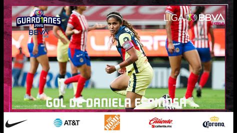 Gol De D Espinosa Chivas Am Rica Ligabbvamxfemenil