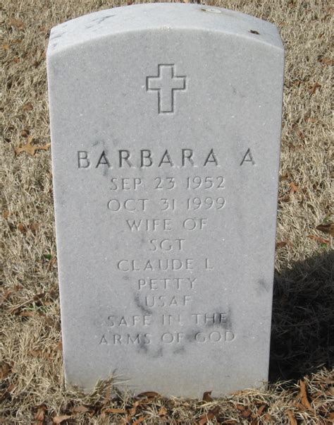 Barbara Ann Barefield Petty 1952 1999 Find A Grave Memorial