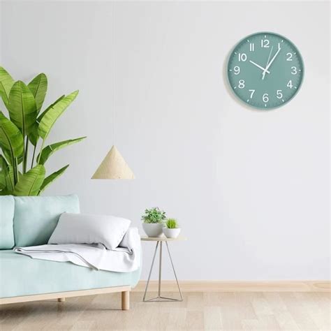 Horloge Murale Moderne Quartz Piles Cm Silencieuse Sans Tic