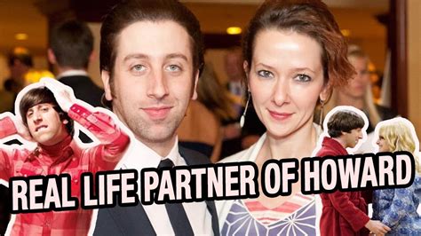 Real Life Partner Of The Big Bang Theory Cast Simon Helberg Howard Wolowitz Bcandp Youtube