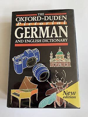 The Oxford Duden Pictorial German English Dictionary 1994 Hardcover