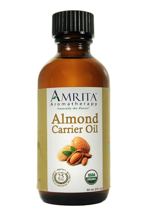 Sweet Almond Organic Carrier Oil Amrita Aromatherapy