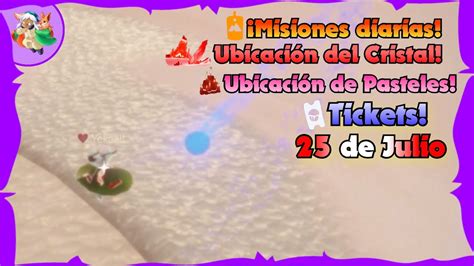 Misiones Diarias 25 De Julio Pasteles Cristales Tickets Valle