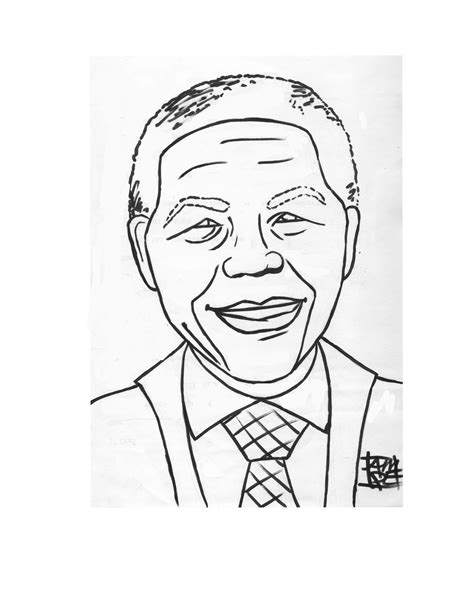 Nelson Mandela Drawing At Getdrawings Free Download