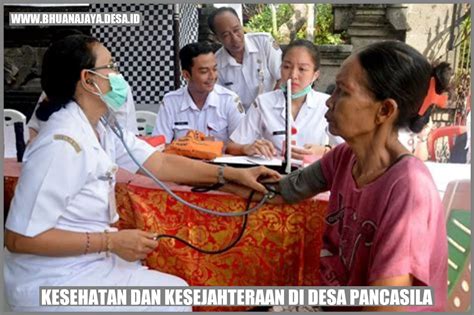 Kesehatan Dan Kesejahteraan Di Desa Pancasila Desa Bhuana Jaya Kab