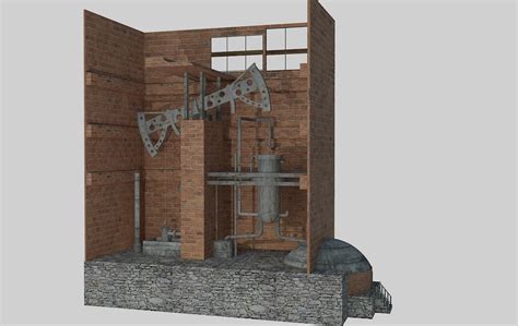 Thomas Newcomen atmospheric steam engine 3D model | CGTrader