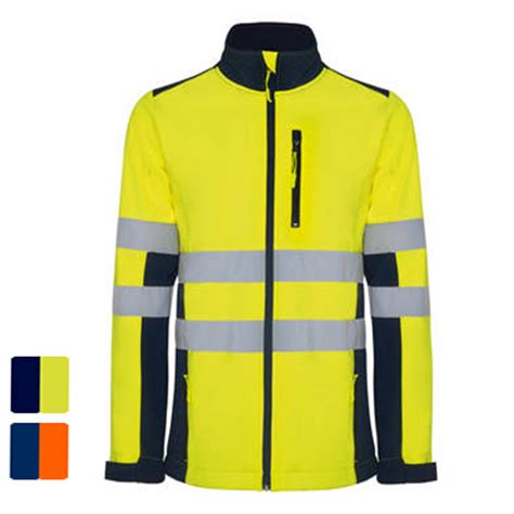 928 Polyesterlicra 320 Gsm Softshell Two Color Jacket With