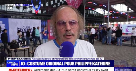 Philippe Katerine se confie sur les différentes réactions que sa