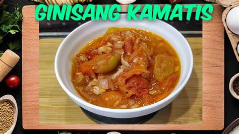 Ginisang Kamatis Quick And Easy Recipe Bonings Kitchen Youtube