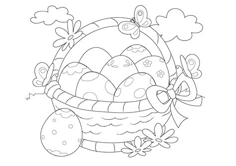 Dibujos De Huevos De Pascua Para Colorear Hogarmania