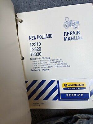 NEW HOLLAND T2310 T2320 T2330 TRACTOR SERVICE REPAIR MANUAL EBay