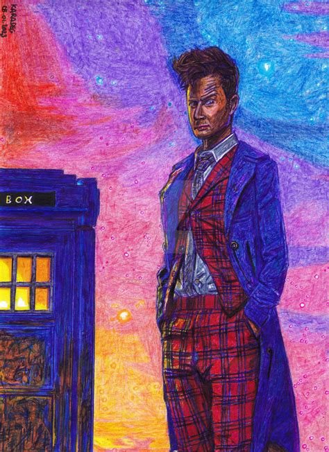 14th Doctor and TARDIS by KaradegRara on DeviantArt