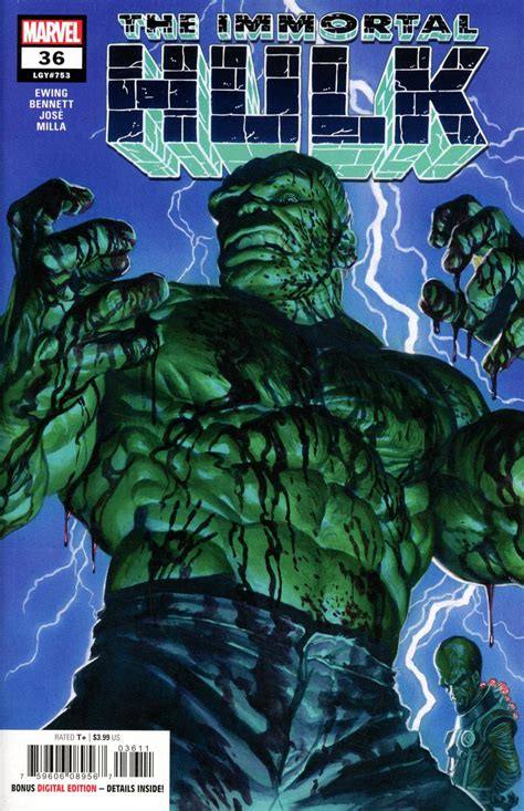 Immortal Hulk Cover A Regular Alex Ross Cover