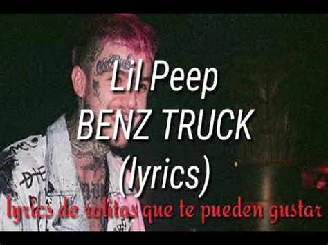 Lil Peep BENZ TRUCK Lyrics español ingles YouTube