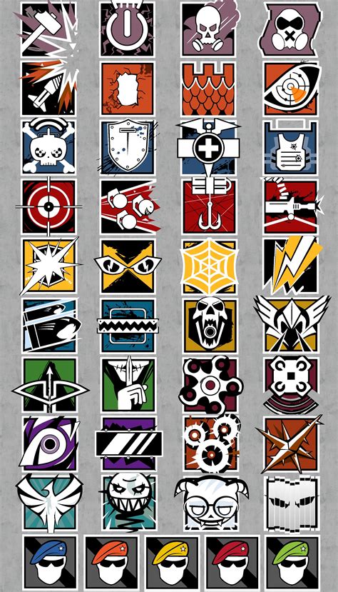 Updated All Rainbow Six Operator Icons Made In Black Ops 3 Rrainbow6