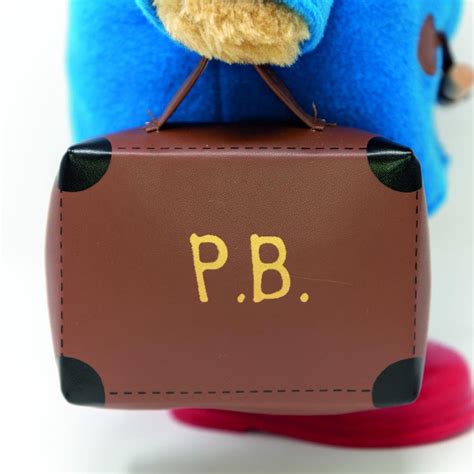 Large Classic Paddington Bear With Boots And Suitcase Brand Etsy