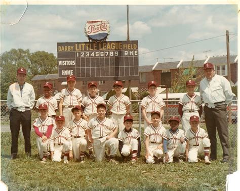 Darby Little League Courtesy Of Rita Bissell Darby Borough Boomers