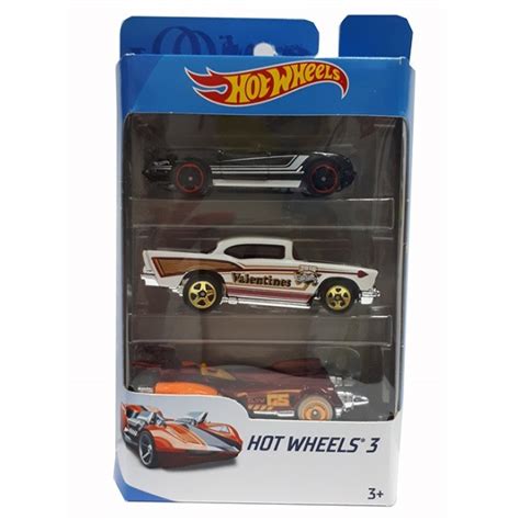 Hot Wheels kisautók darabos szett fekete fehér metál Gyerekajándék
