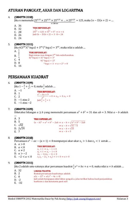 Contoh Soal Matematika Dasar Dan Pembahasan Relasi Fungsi Jawaban Informasi Dunia Pendidikan