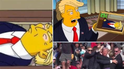 Did The Simpsons Predict Donald Trump Assassination Attempt Internet