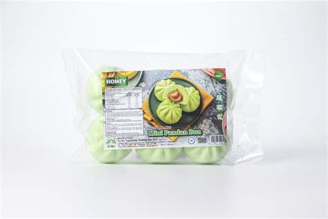 Homey Mini Pandan Bun 迷你莲蓉包 6pcs Homey Li ter