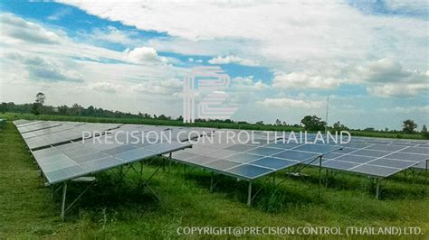 Mwp Amarnuve Ground Solar Power Plant Precision Control Thailand