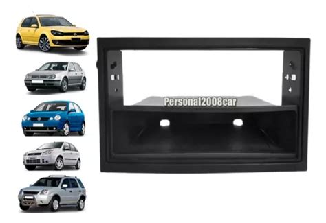 Moldura Painel 1 Din Radio Golf Polo Fiesta Ecosport Gaveta Frete grátis