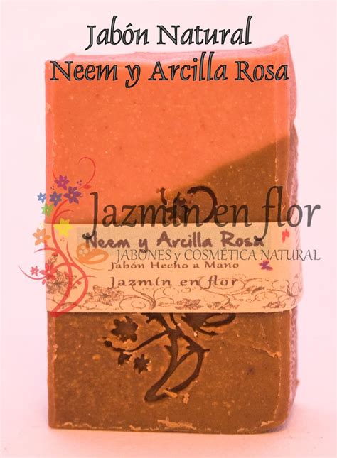 Jab N Neem Y Arcilla Rosa Jazm N En Flor Taller De Jab N Natural