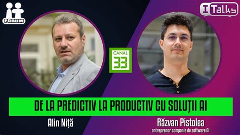 De la predictiv la productiv cu soluții AI YouTube